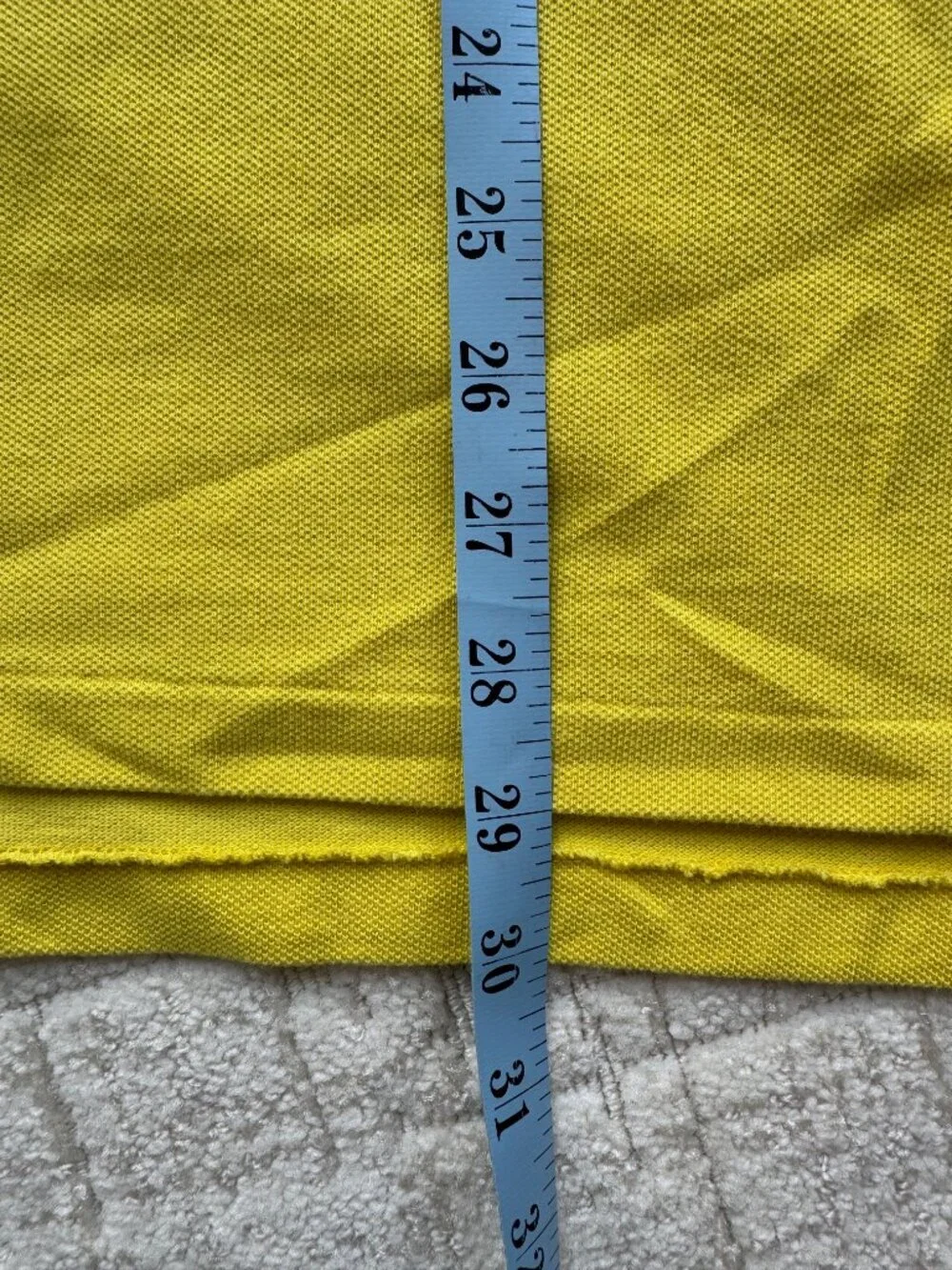 Polo Ralph Lauren Men’s XXL Yellow Navy Pony Mesh Polo Shirt